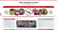 Desktop Screenshot of littlehallingburyschool.co.uk